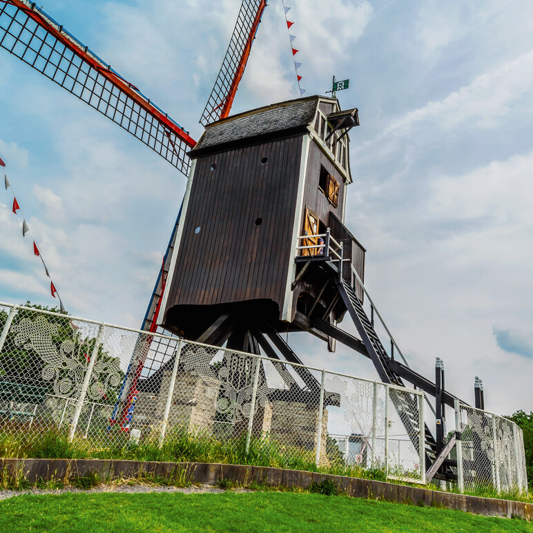 Bezoek op maat Sint Janshuismolen trappen Musea Brugge