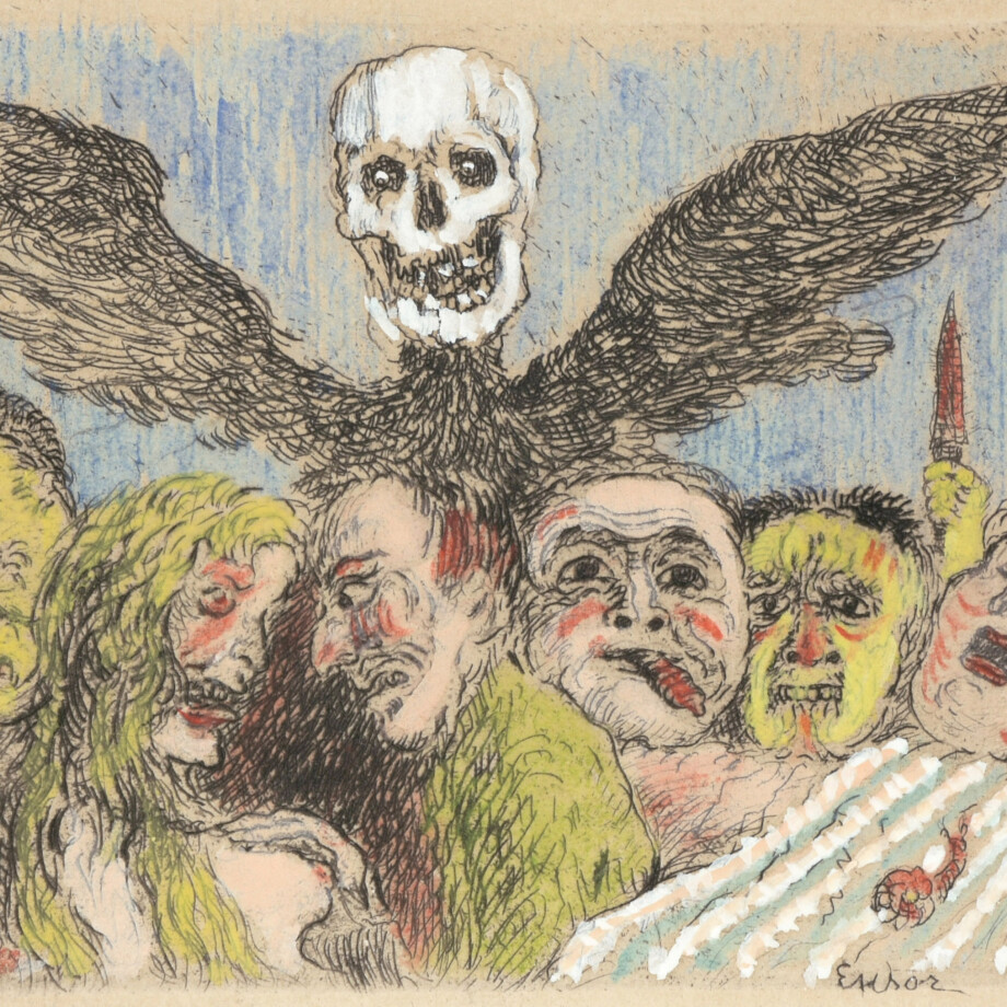 Ensor De hoofdzonden beheerst door de dood Nieuws Musea Brugge