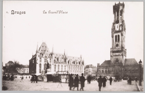 Zicht op de oost en zuidzijde van de Markt 26 11 2024 p