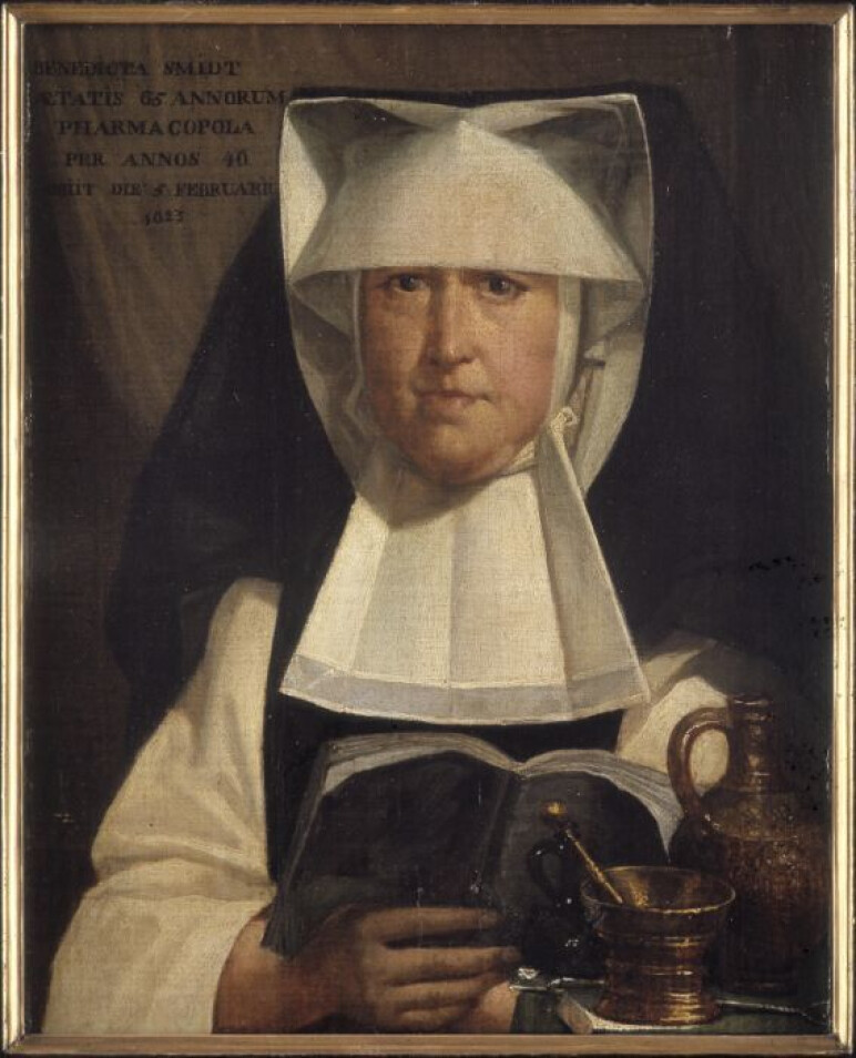 Portret van Zuster apothecaresse Benedicta Smidt Remaut 1823