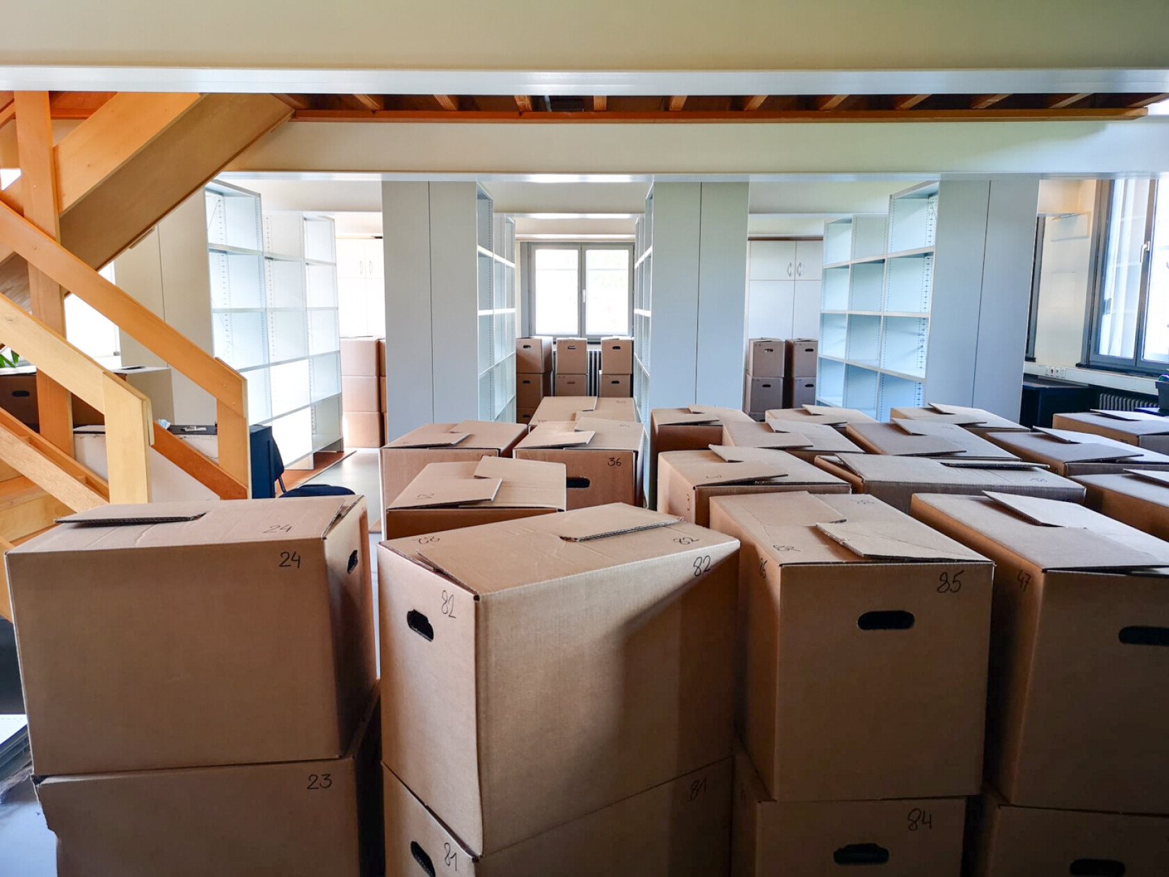 Verhuis Museumbibliotheek Musea Brugge 2