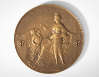 Médaille d’histoire de l’inauguration du port maritime de Bruges
