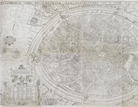 Carte de Bruges par Marcus Gerards (reproduction de Koen Goeminne)