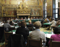 Gotischer Saal - Sitzung des Gemeinderats